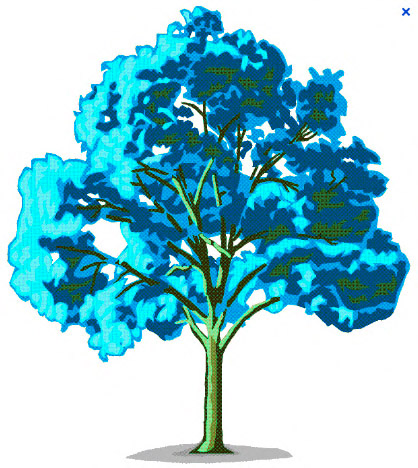 modry strom